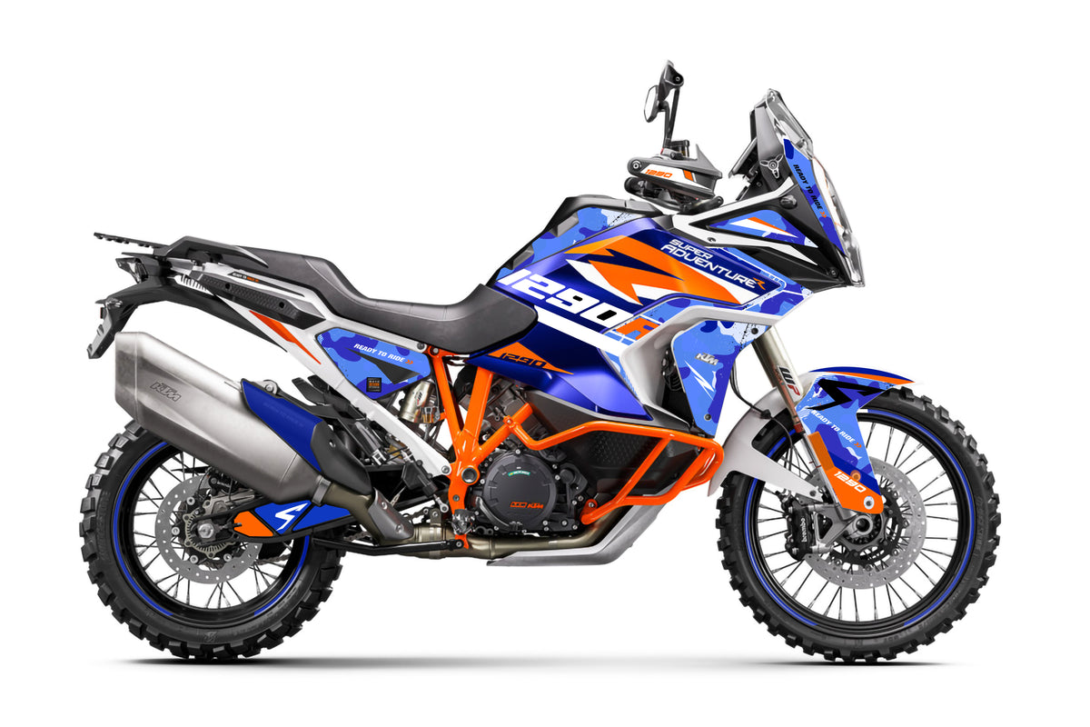 PACIFIC CAMO V1 - ENHANCEMENT Kit- 1290 Super Adventure S/R | MOTORCYCLE GRAPHIC KIT