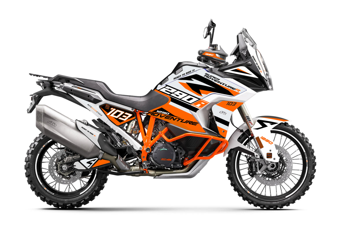 RALLYE V1 - 1290 Super Adventure S/R | MOTORCYCLE GRAPHIC KIT