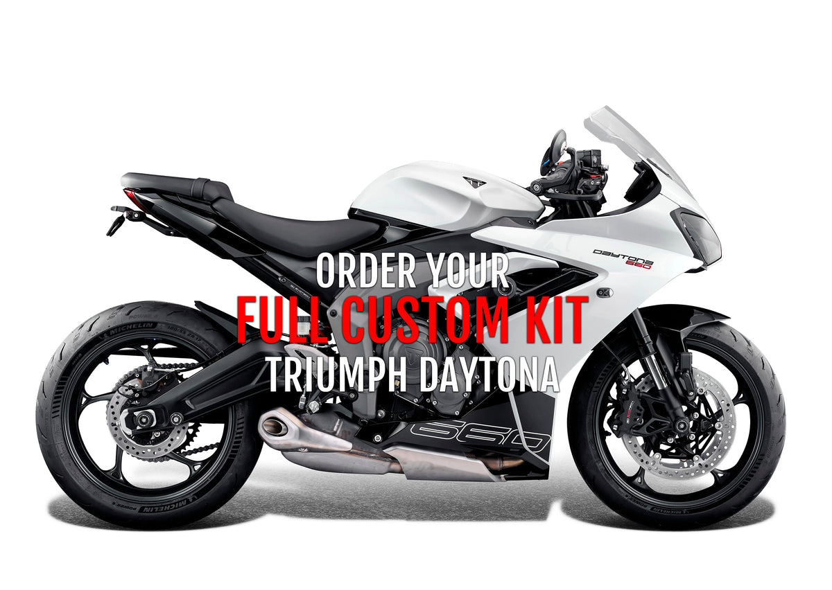 Triumph Daytona 660 - FULL CUSTOM GRAPHIC KIT