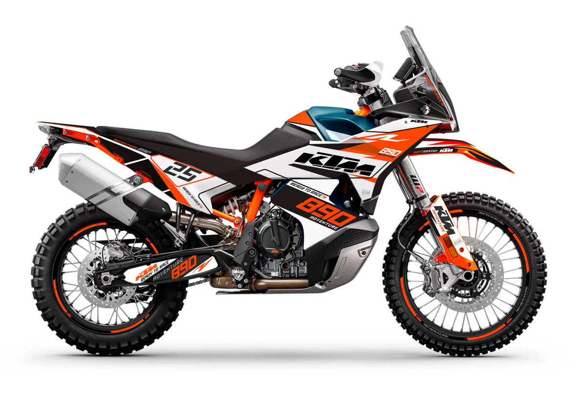 KTM motorcycle decal kit