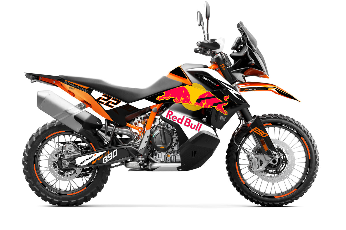 TORO BLACK - 890/790 | MOTORCYCLE GRAPHIC KIT