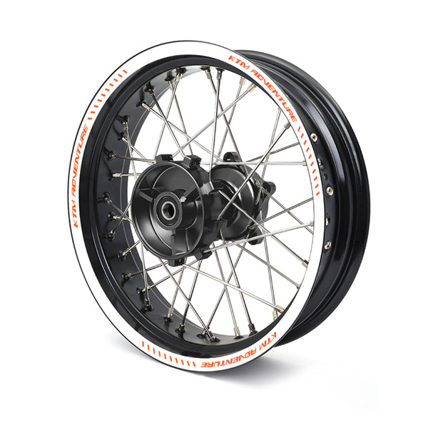 KTM - BASE - White/Orange - Wheel Graphics