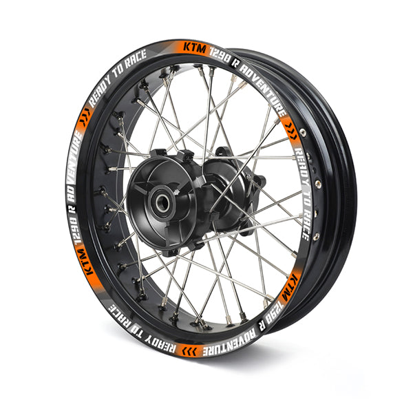 KTM - CAMO READY - Grey/Orange - Wheel Graphics