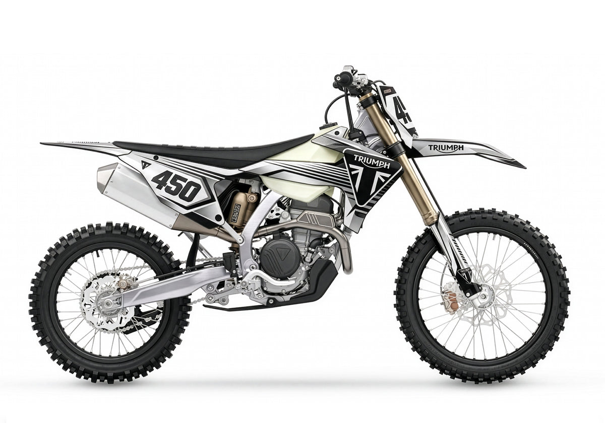 VELOCITY V1 - TRIUMPH TF -| MOTORCYCLE GRAPHIC KIT