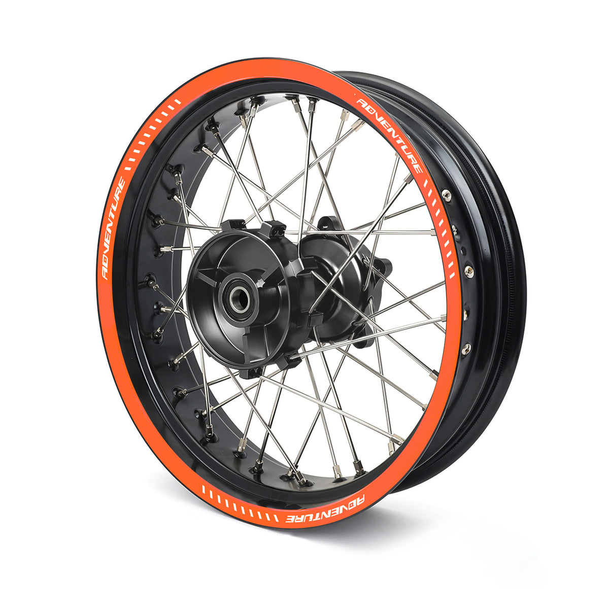 BASE - Orange/White - Wheel Graphics