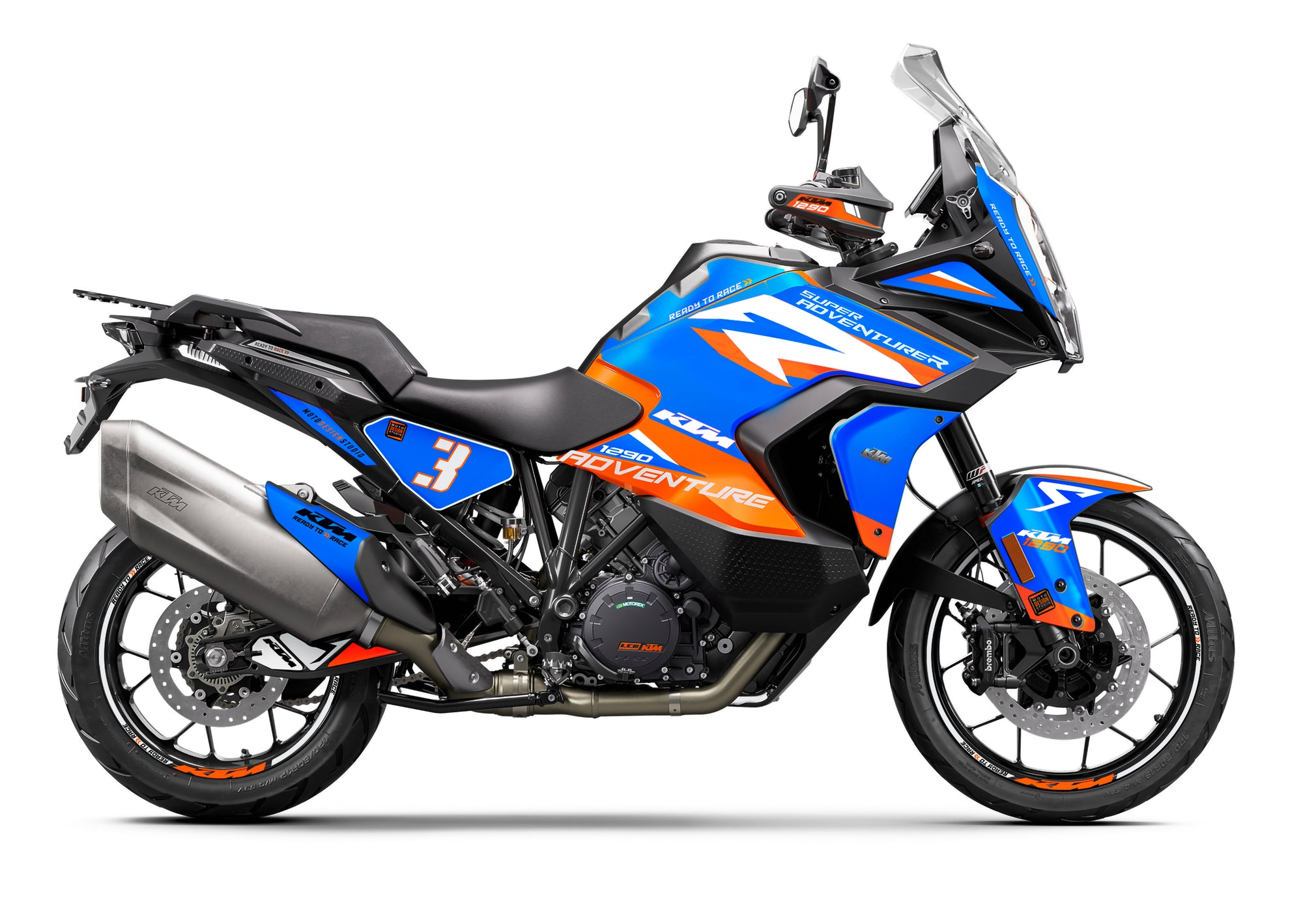 Rallye V2 motorcycle graphics kit 1290