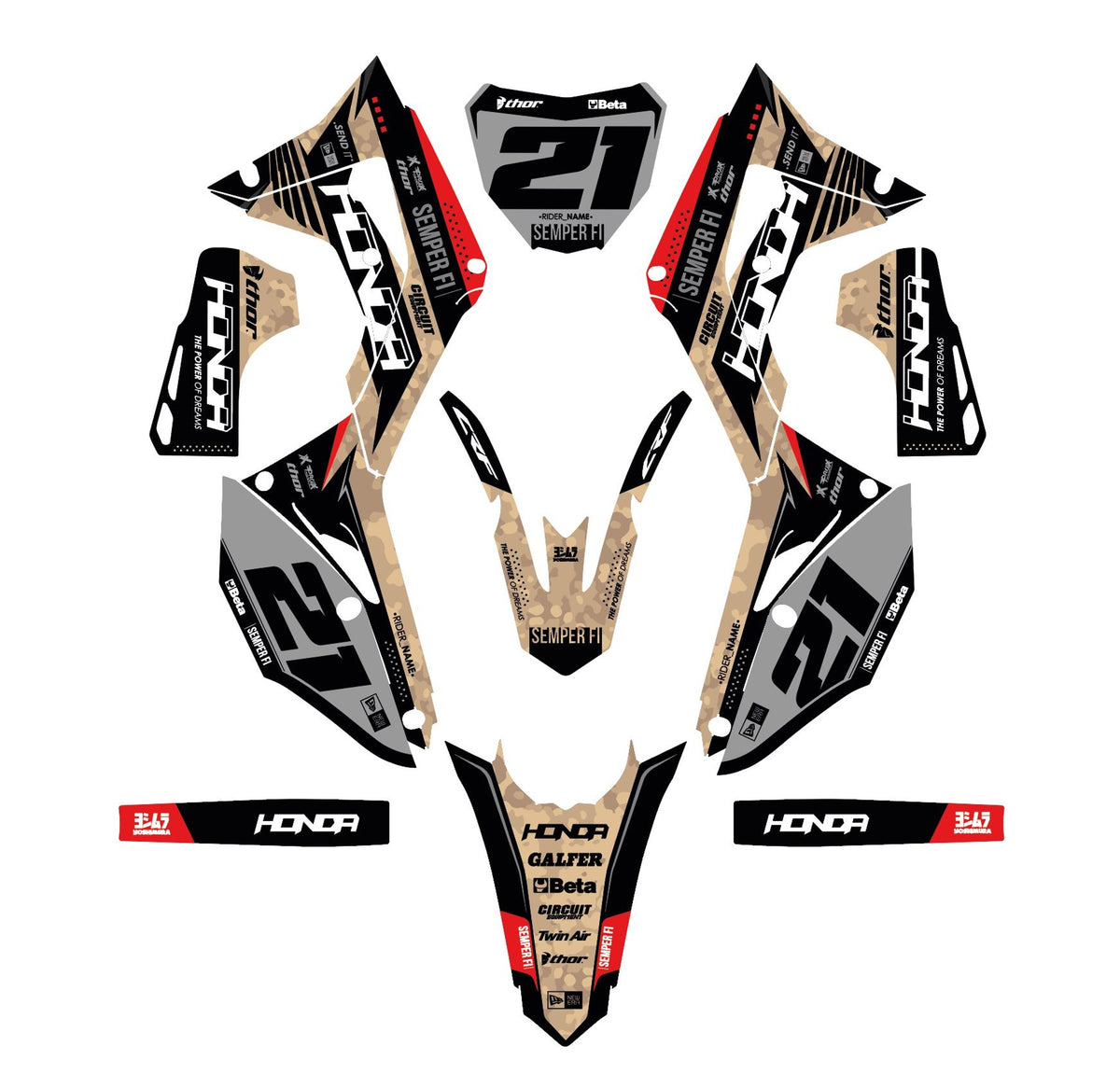Honda MX V2 - Full Kit